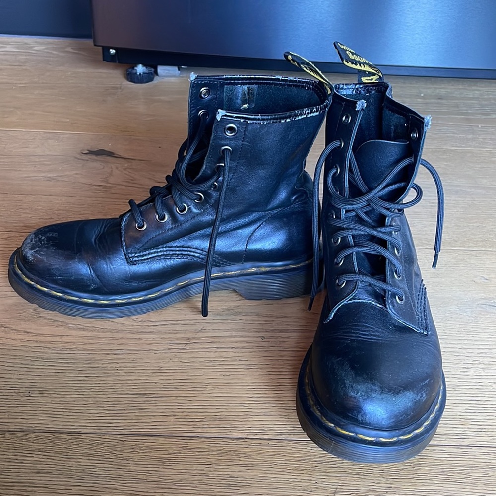 Doc martins - size 8 womens - worn / broken in!